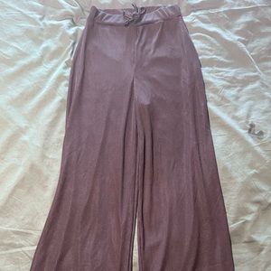 Nasty Gal wide leg black pants